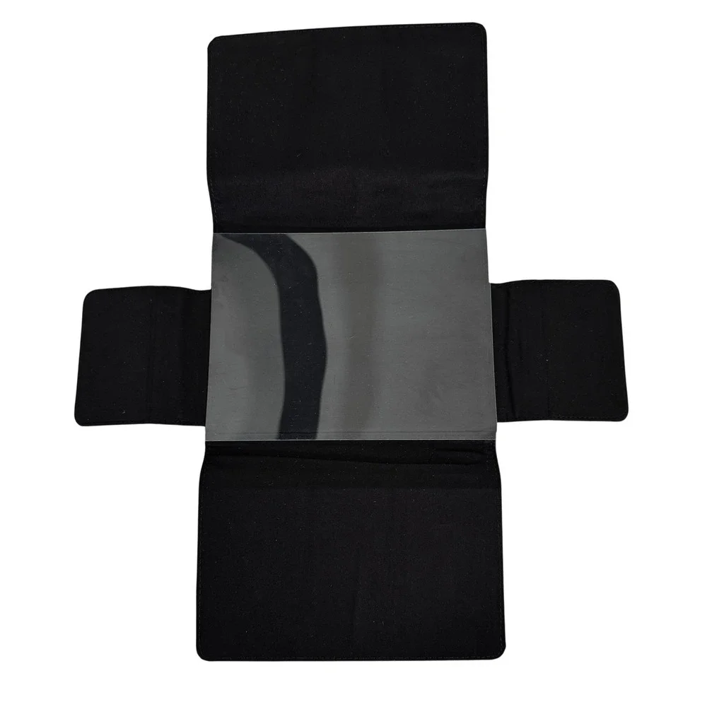 PORSCHE OEM Black Leather Owners Manual Portfolio Document Holder Organizer